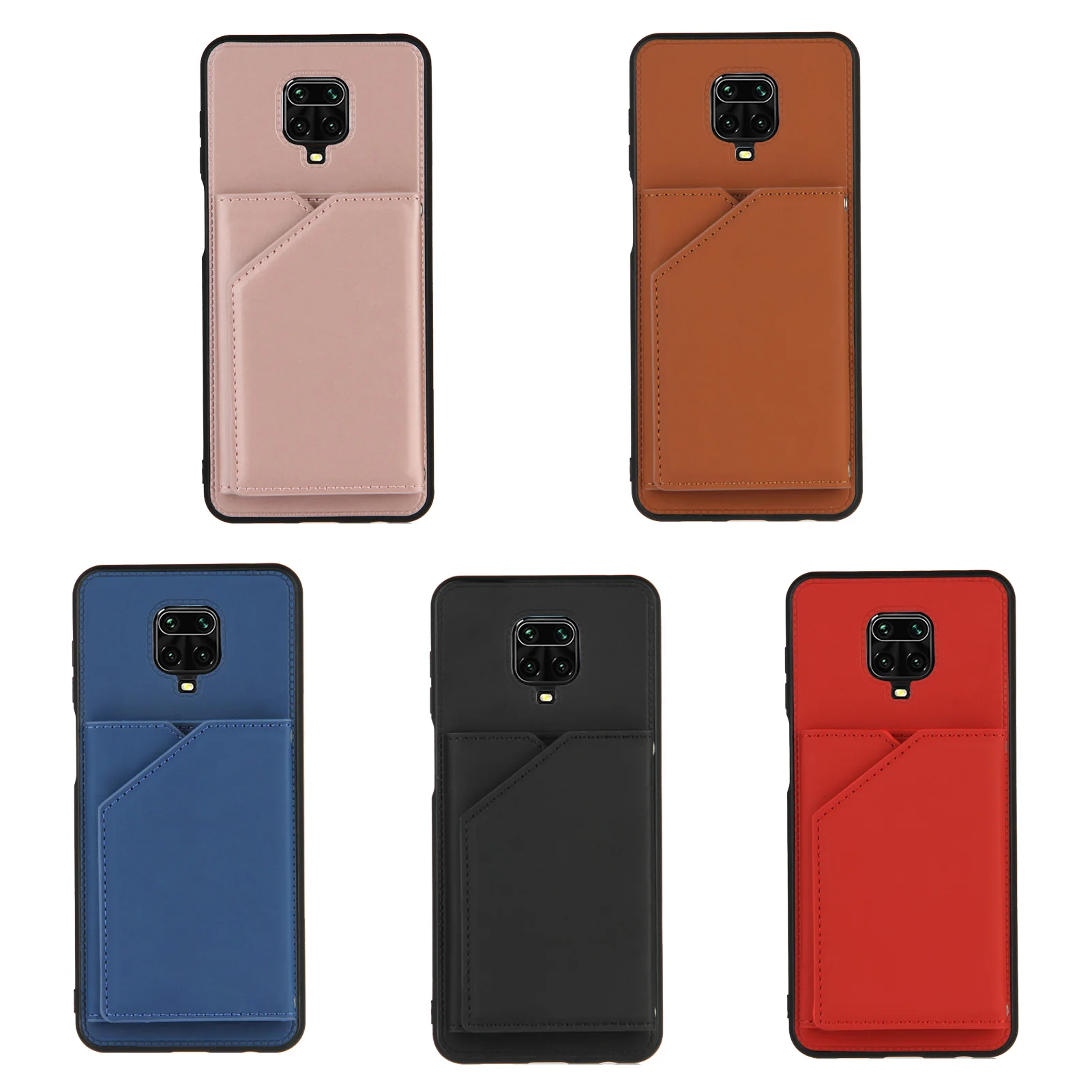Роскошный кожаный флип чехол для телефона Xiaomi Redmi Note 9 Pro Max 9s 9A 9C Poco X3 pro NFC кошелек с