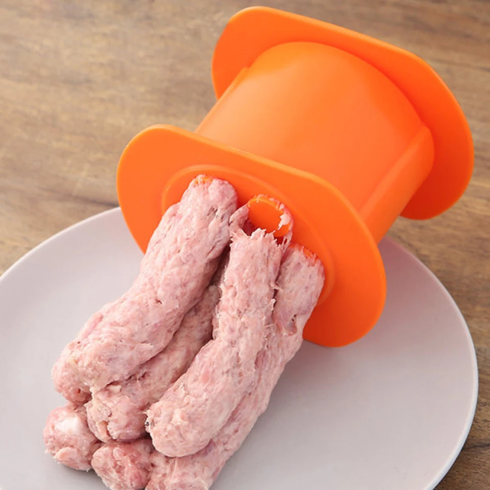 

Practical Hot Dog Hamburger Meat Maker Rapid Prototyping Sausage Making Machine Meatballs Squeezer Food Pasta Presser
