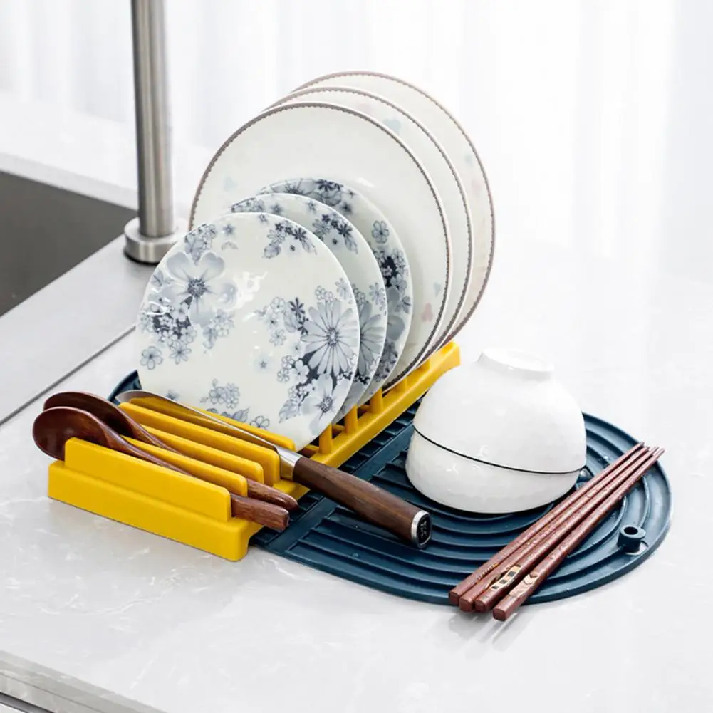 

Dish Stand Reusable More Thicken Smooth Surface Dish Stand Holder Dish/Plate Rack