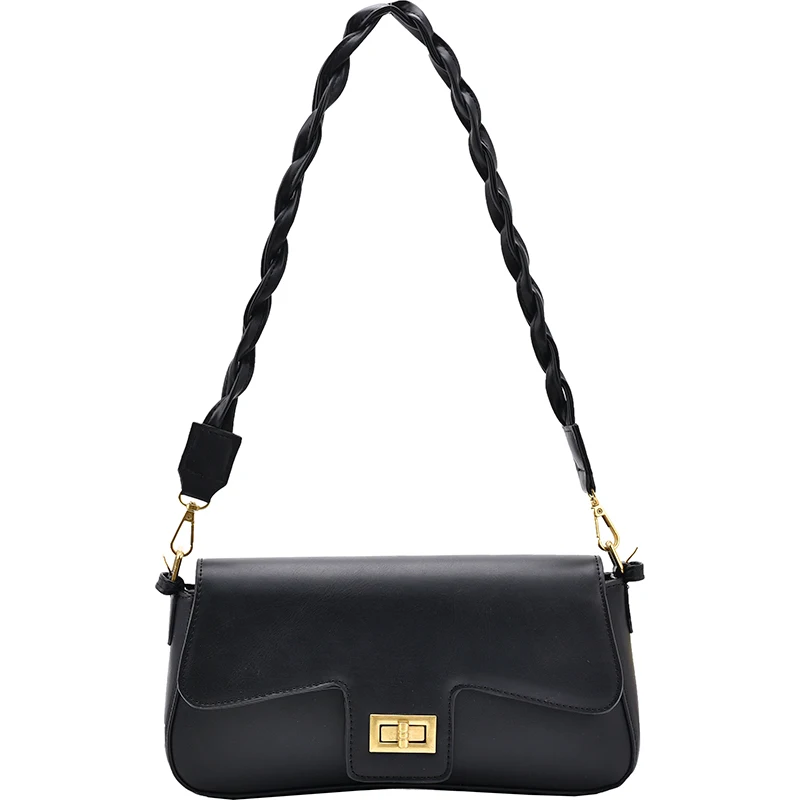 

Weave Shoulder strap Armpit bag 2020 Fashion New High quality PU Leather Women's Designer Handbag Vintage Shoulder Bags