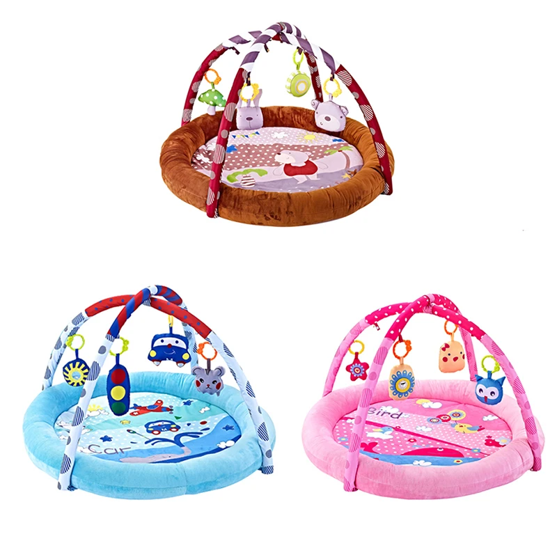 

Игровой коврик для ползания, мягкое одеяло для ползающий ребенок и родителей, обучающая игрушка для мальчиков и девочек 0-18 месяцев