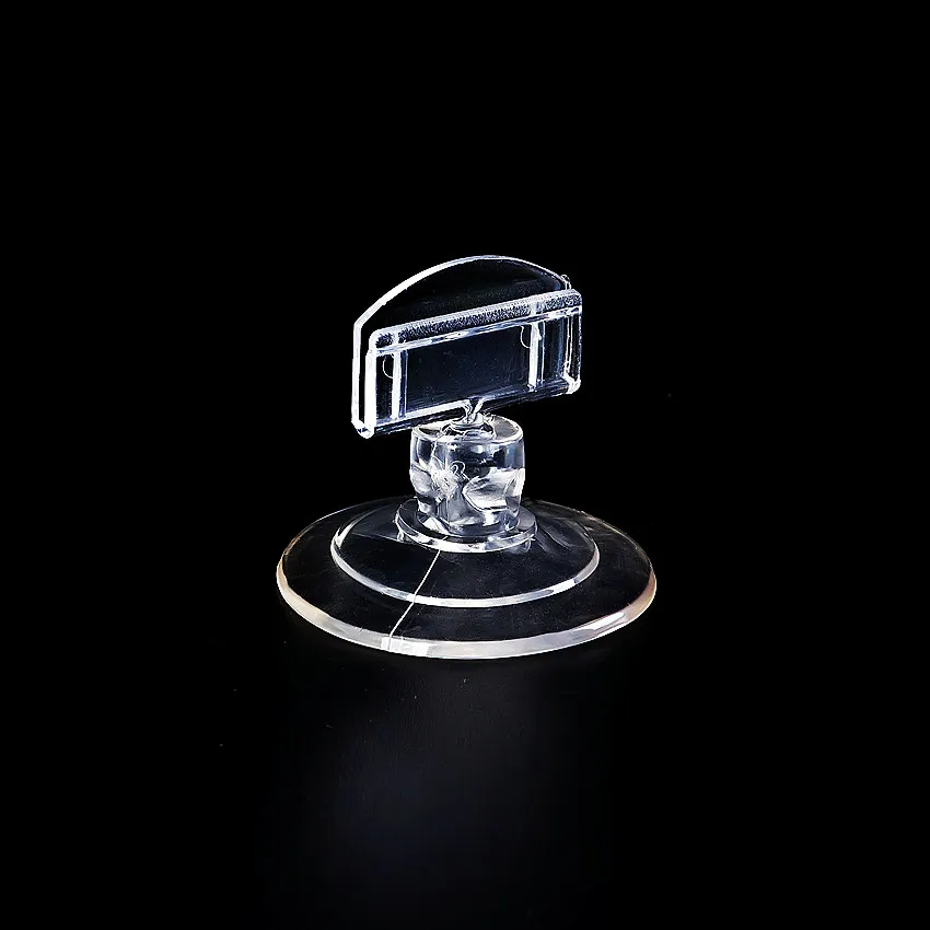 

POP Suction Sucher Cup Stable Base Clear Sign Display Promotion Price Tag Clips Holders Strong Suck Ability 20pcs Good Quality