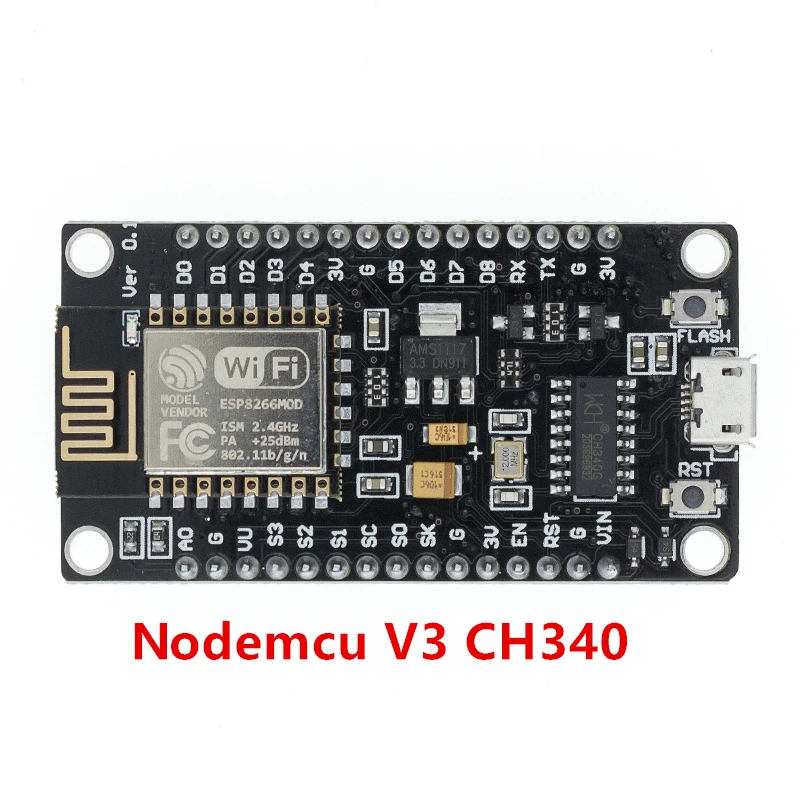 Беспроводной модуль CH340/CP2102/CH9102X NodeMcu V3 V2 V2.1 Lua WI FI Интернет вещей Совет по развитию