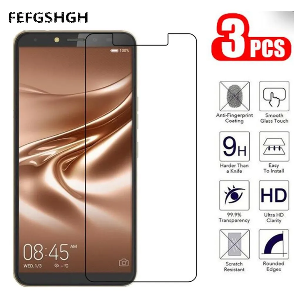 Закаленное стекло 9H для Tecno Pouvoir 2 pro Защитное экрана профессиональная защитная