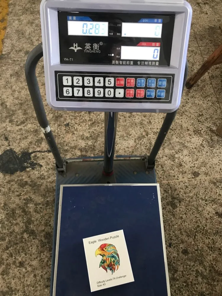 

Wooden Jigsaws eagle Puzzles Artifact Puzzle Irregular Shape Super Fun Inspired210PC Home Decoration Educational toys