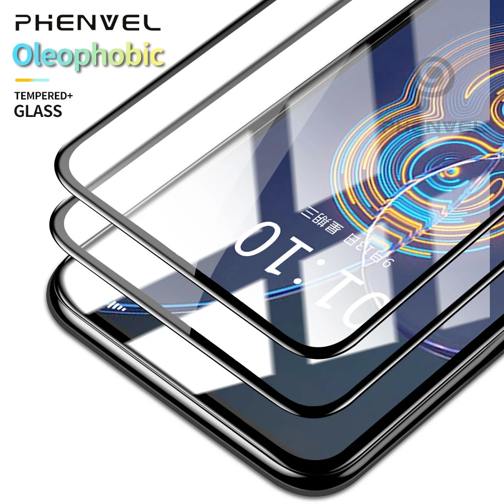 

2Pcs Oleophobic Glass For Asus Zenfone 8 Full Cover Screen Protector For Zenfone 6 7 8 ZS590KS Tempered Glass Film
