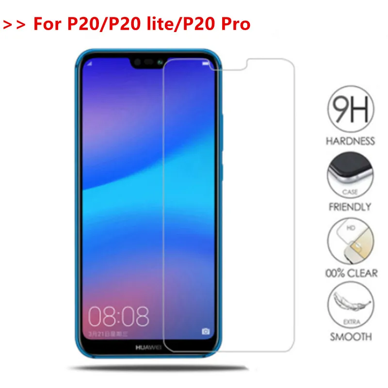 Закаленное стекло для huawei p20 lite pro Защитная пленка экрана p 20 светильник p20pro