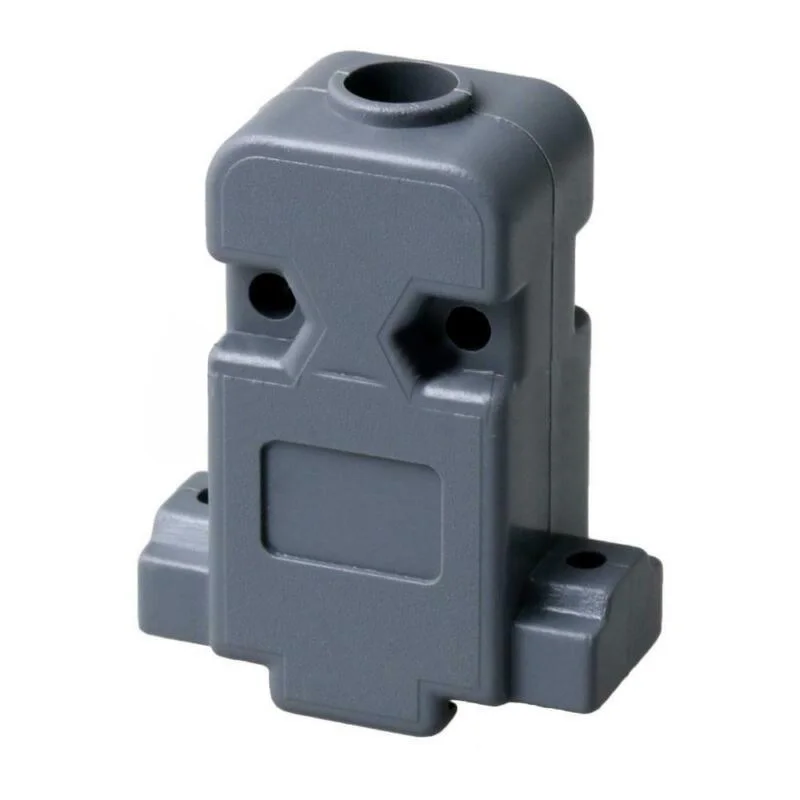 10 * серый DB9 контактный Женский штекер D-Sub разъем для припоя серийный корпус