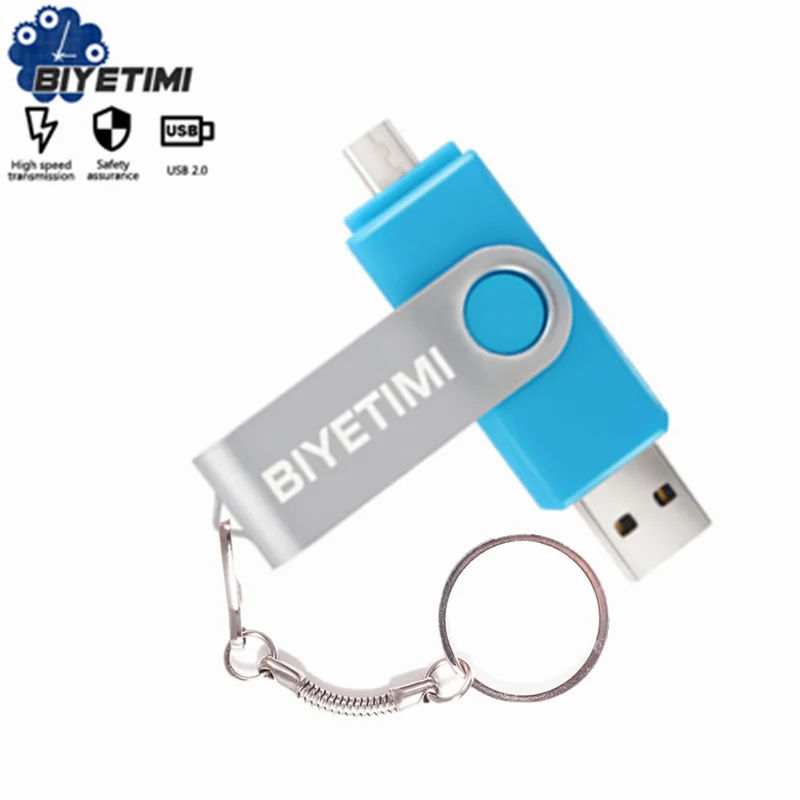 

Biyetimi Multifunctional pendrive otg 2.0 USB Flash Drive 64gb cle usb stick 32gb 16gb 8gb 4g Pen Drive for phone флешка usb