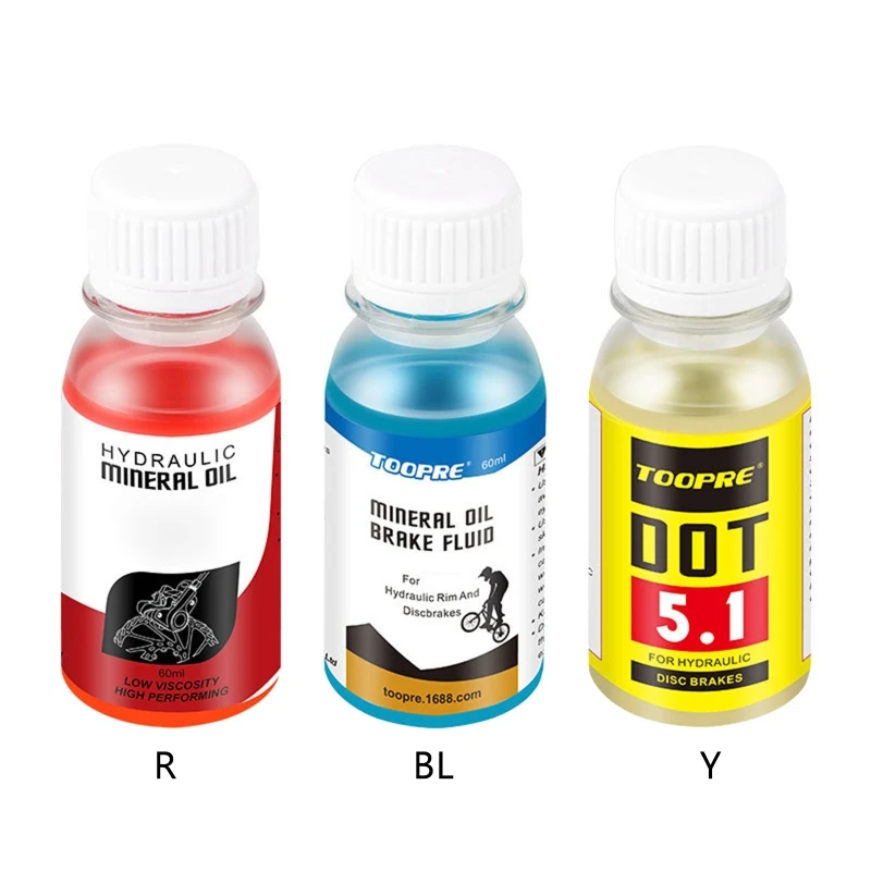 

60 мл горный велосипед гидравлический минеральный велосипедный диск Тормозная жидкость точка 5,1