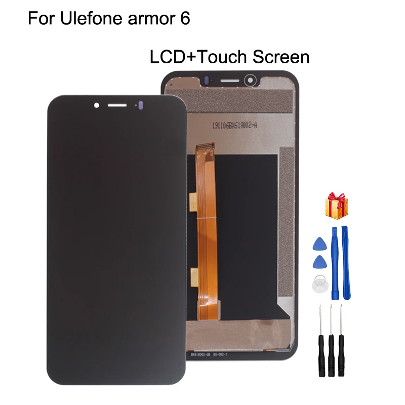 

Оригинальный ЖК-дисплей для Ulefone Armor 6, дисплей с сенсорным экраном в сборе, 6,2 дюйма, запасная часть для Ulefone Armor 6E 6, ЖК-экран, дисплей