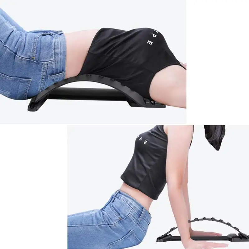 

Back Massager Stretcher Fitness Massage Equipment Stretch Spine Chiropractic Stretcher Relief Pain Su Relax Lumbar Dropship O4L3
