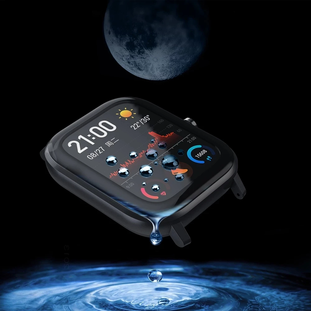 3D изогнутая Защитная пленка для часов Amazfit GTS 2 Mini мягкая защитная на весь экран