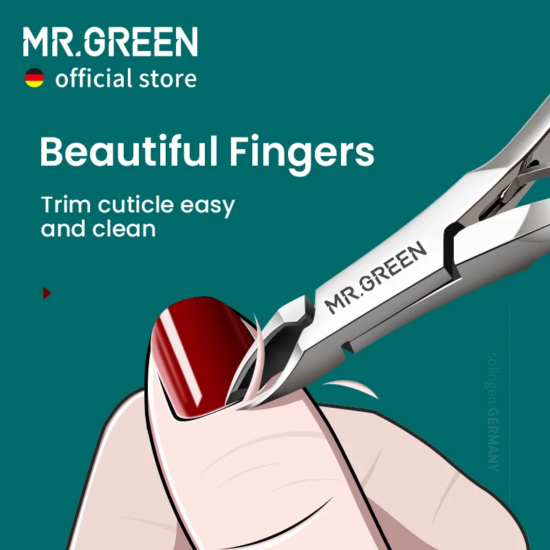aliexpress - MR.GREEN Cuticle Nippers Nail Manicure Scissors Cuticle Clippers Trimmer Dead Skin Remover Pedicure Stainless Steel Cutters Tool