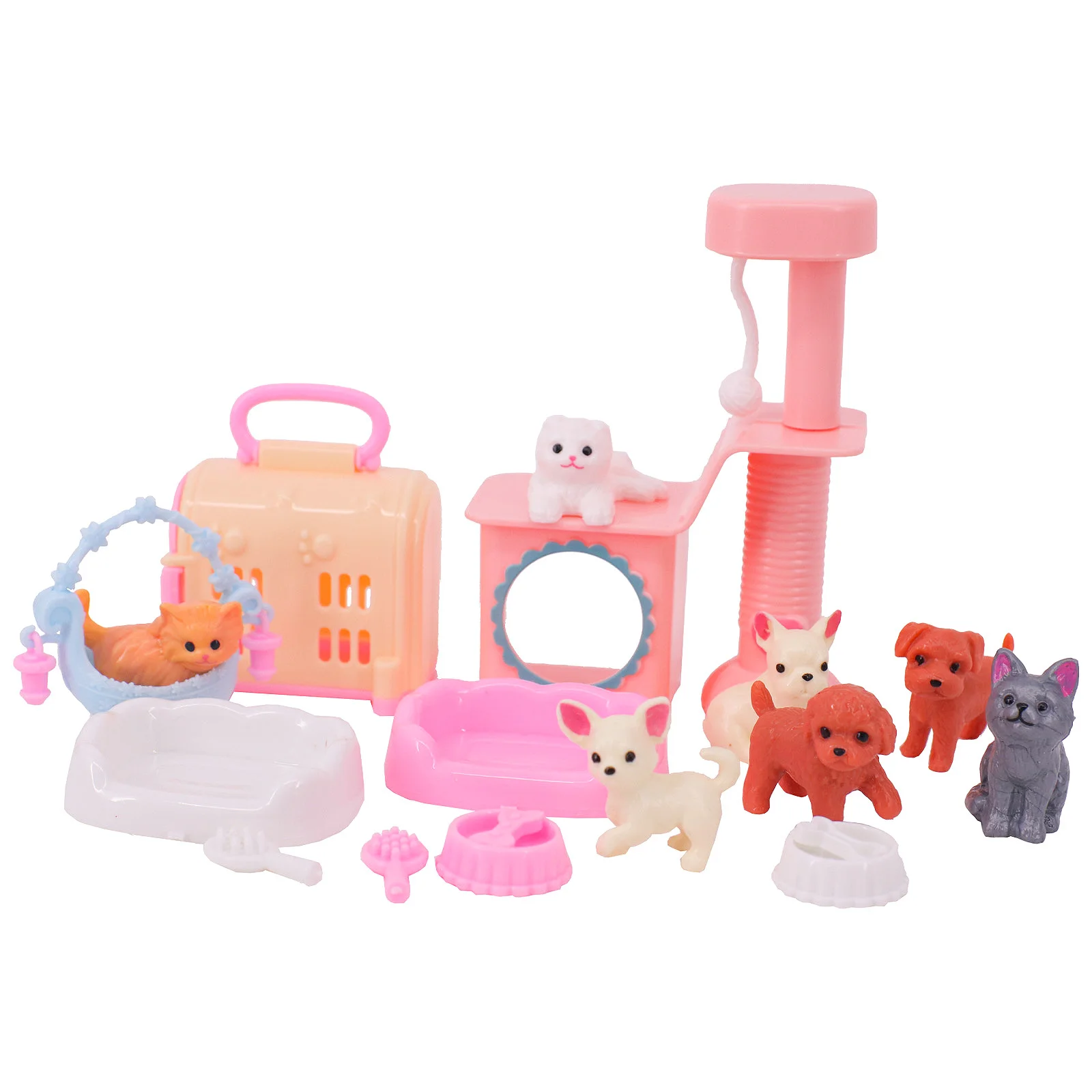 Мебель для кукольного домика 18 предметов симпатичные детские игрушки Барби