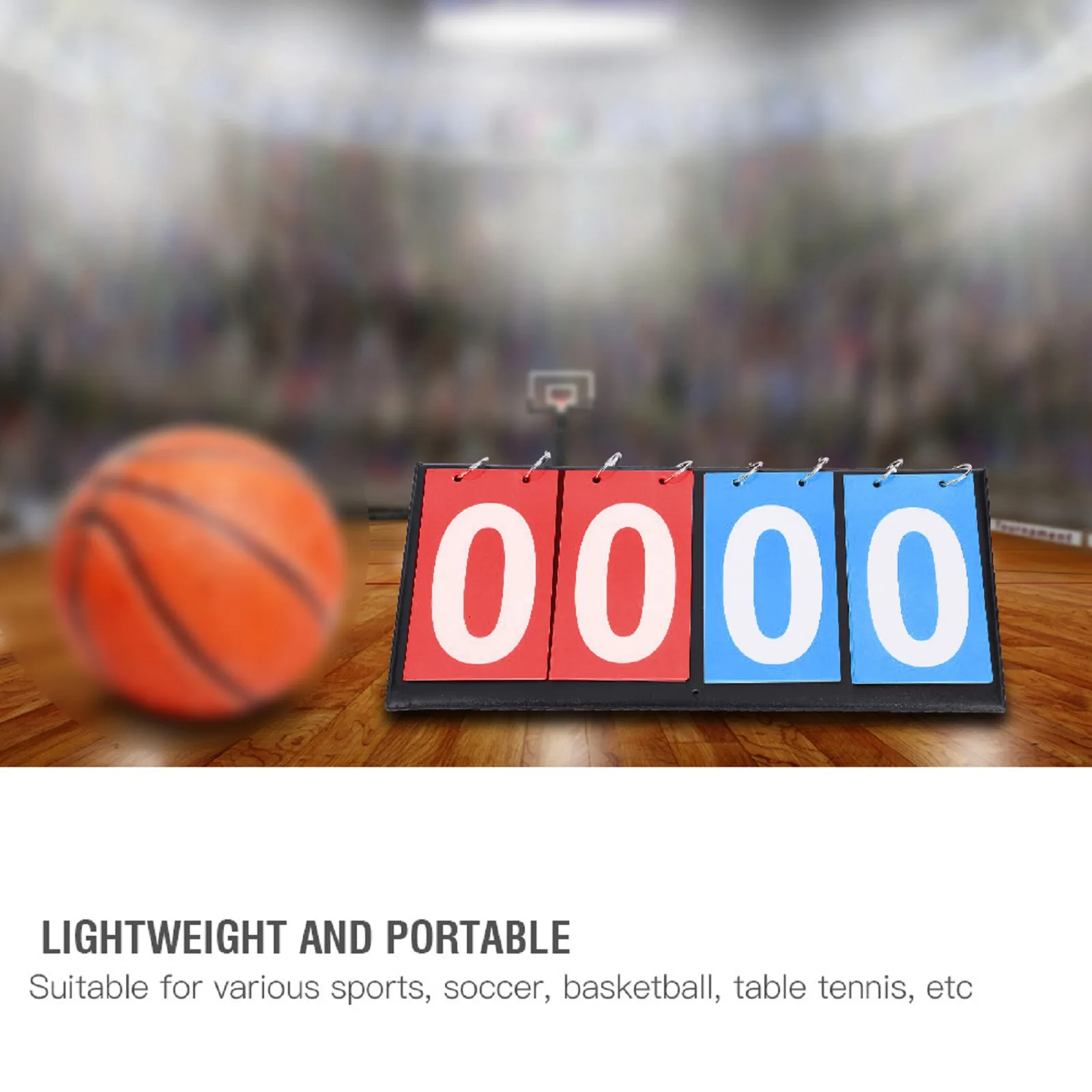 Портативный флип 2/3/4 цифр спортивный соревнований ScoreBoard для настольного тенниса