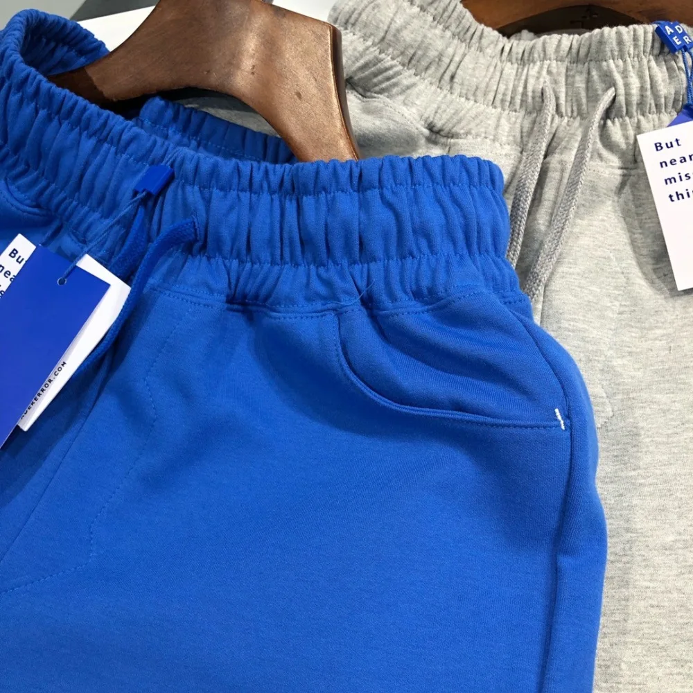 ADER ERROR Sweatpants Men Women Lacerated ADER Logo Adererror Pants Multiple Pockets Ribbon Sign Trousers
