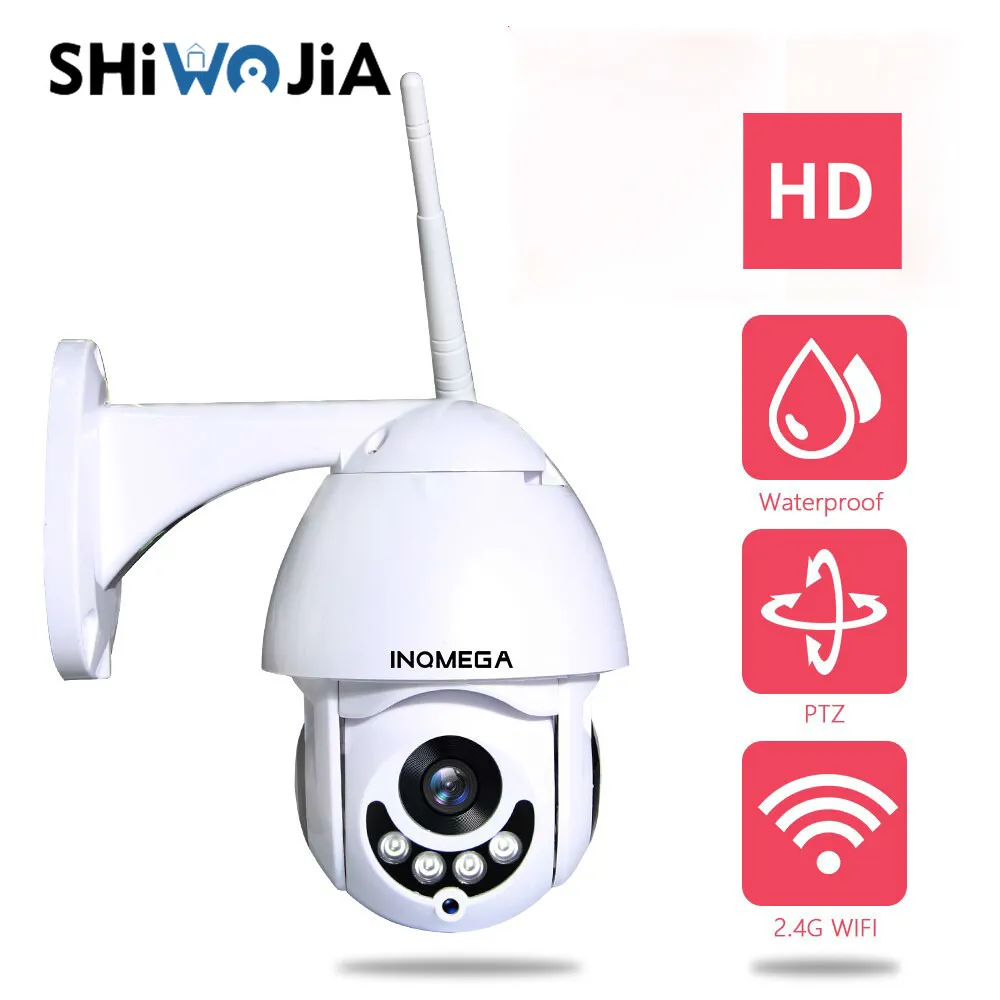 SHIWOJIA 1080P HD PTZ IP камера Wifi Беспроводная H.265X наружная скоростная купольная