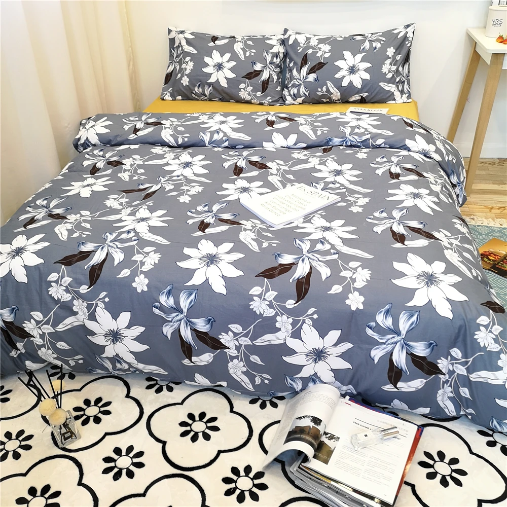 

Customizable Small floral rustic bedding quilt cover home textiles king queen full twin size