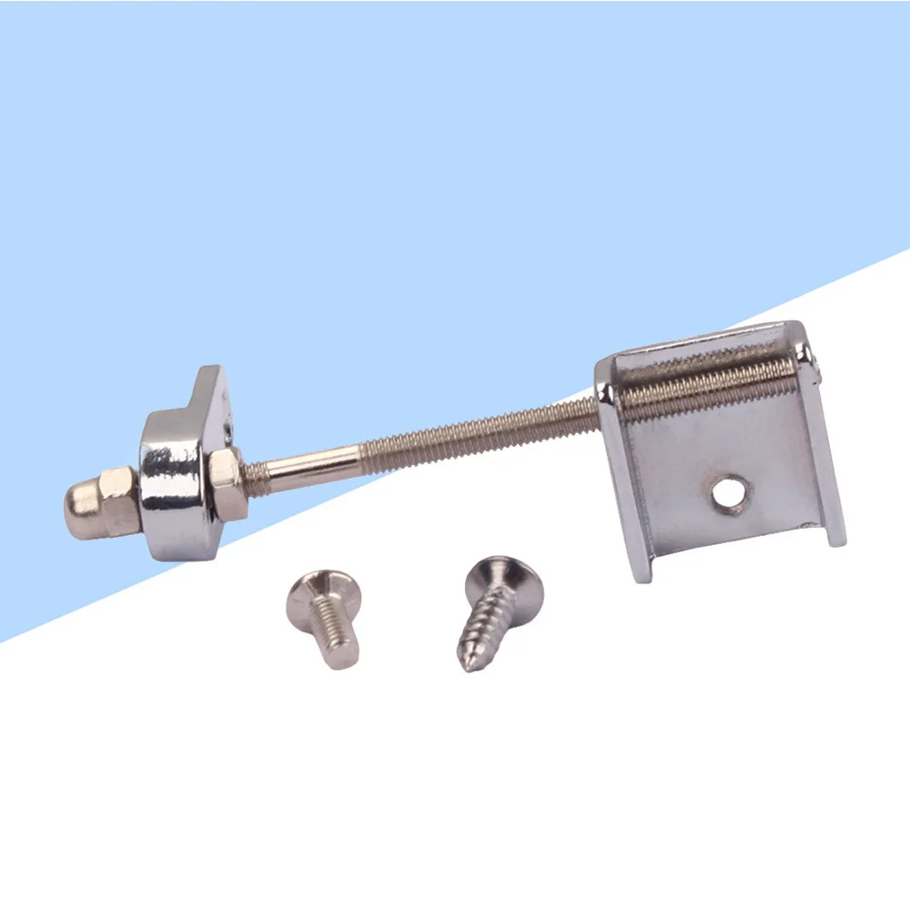 

1 Set Scratch Plate Pickguard Mounting Mount Bracket Holder with Screw for Mandolin QF01 (Silver)