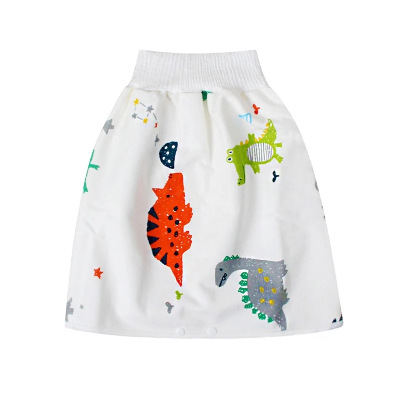 Baby Waterproof Diaper Skirt Pants 2 in 1 Comfy Children's Adult Shorts Loose Absorbent Kids Underwear | Мать и ребенок