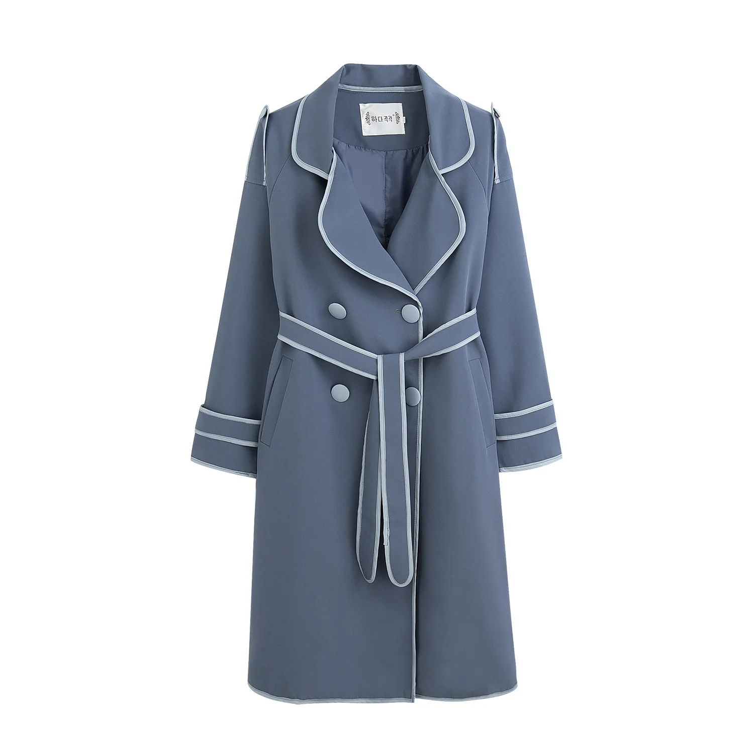 

X'sister-паническая покупка, новая модная повседневная свободная ветровка выше колена с запахом