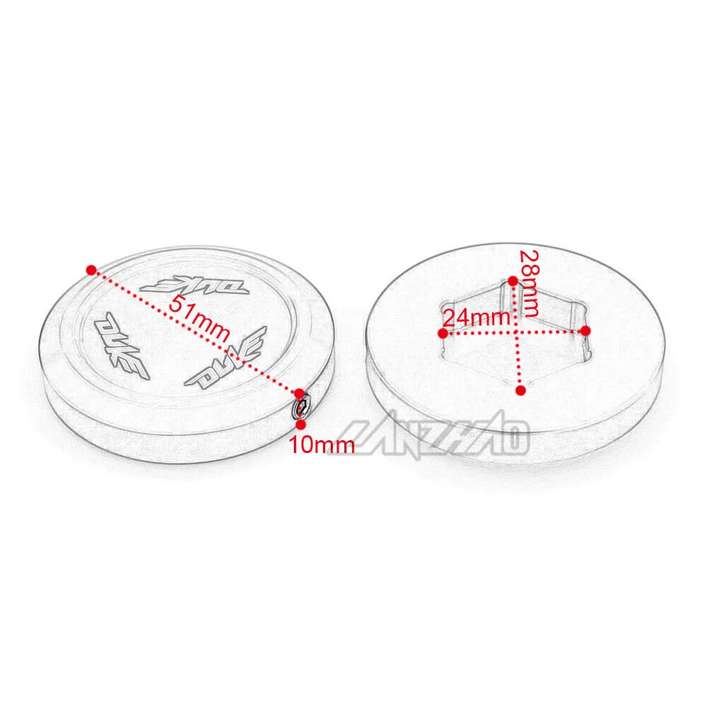 Пара мотоциклетных алюминиевых передних амортизаторов с ЧПУ для KTM DUKE 125 200 250 390 690