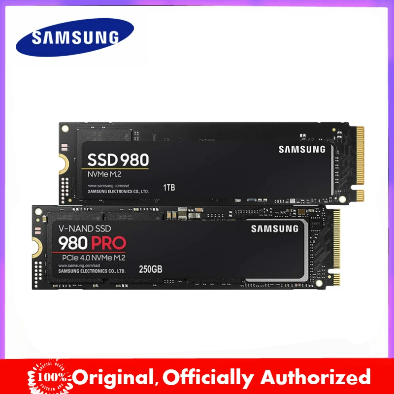 

SSD M2 SAMSUNG SSD M.2 2 ТБ 980 PRO NVMe Внутренний твердотельный накопитель 980 1 ТБ жесткий диск 250 Гб HDD 500 Гб для портативного компьютера