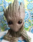 MARVEL стражи Галактики Грут дерево человек цветочный горшок ПВХ Фигурки игрушки куклы Подарки для детей 16 см