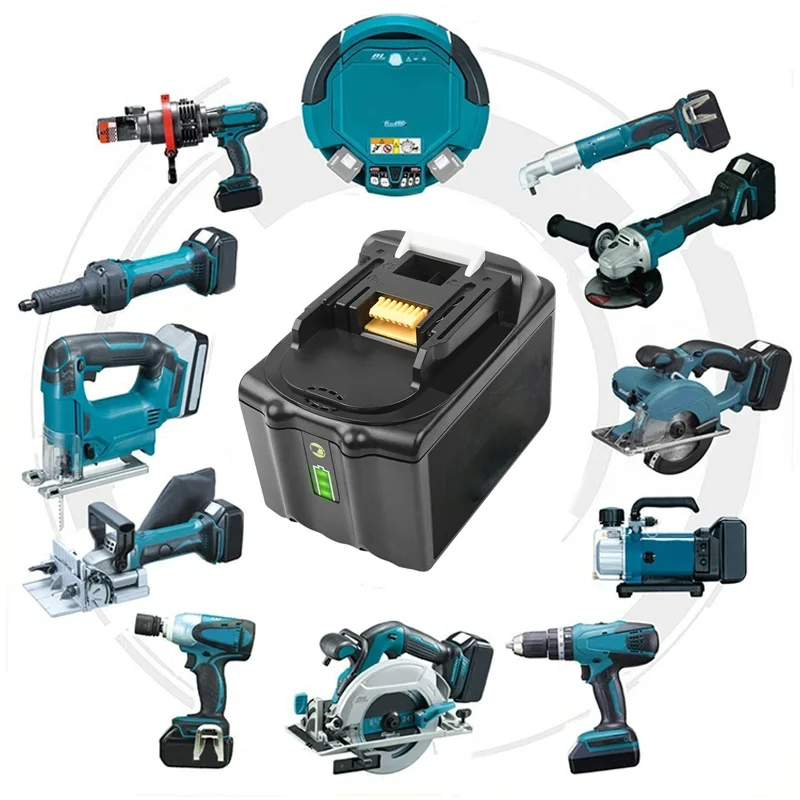 

18V 9.0Ah BL1830B Battery Replacement for Makita BL1850 BL1840 BL1845 BL1815 BL1820 BL1860B LXT-400 Cordless Power Tools Battery