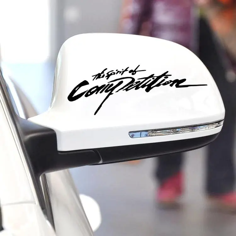 

New Style Car Styling Creative The Spirit of Competition Sport Body Stickers Decorative Vinyl Decal KK14*5cm
