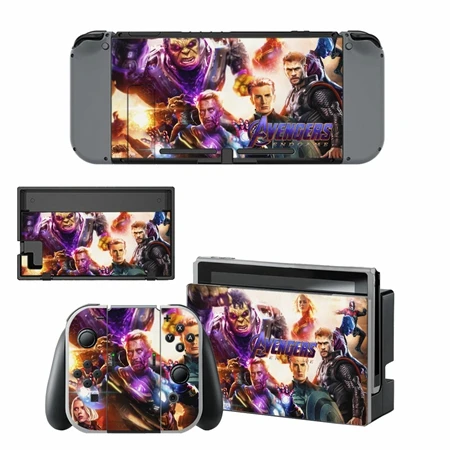 Мстители, супер герой, rend Switch Skins, наклейка nintendo switch для консоли nintendo Switch Joy-con, контроллер - Цвет: YSNS1958