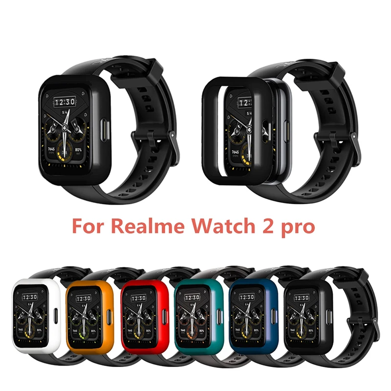 

Чехол для экрана для Realme Watch 2 Pro PC, защитный чехол, твердый пластиковый корпус, ультратонкая рамка для Realme Watch2 Pro, чехол для телефона