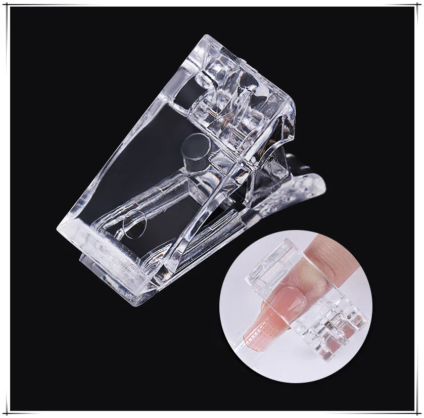 Nail clip 30 г Кристальный удлиняющий УФ-гель акриловый поли-гель розовый, белый, прозрачный Гель-лак для быстрого наращивания дизайн ногтей желе строительный УФ-лак для ногтей - Цвет: Nail clip