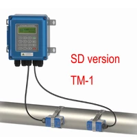 sd version tuf 2000b tm 1 dn50mm 700mm with data memory liquid ultrasonic water flow meter digital flowmeters