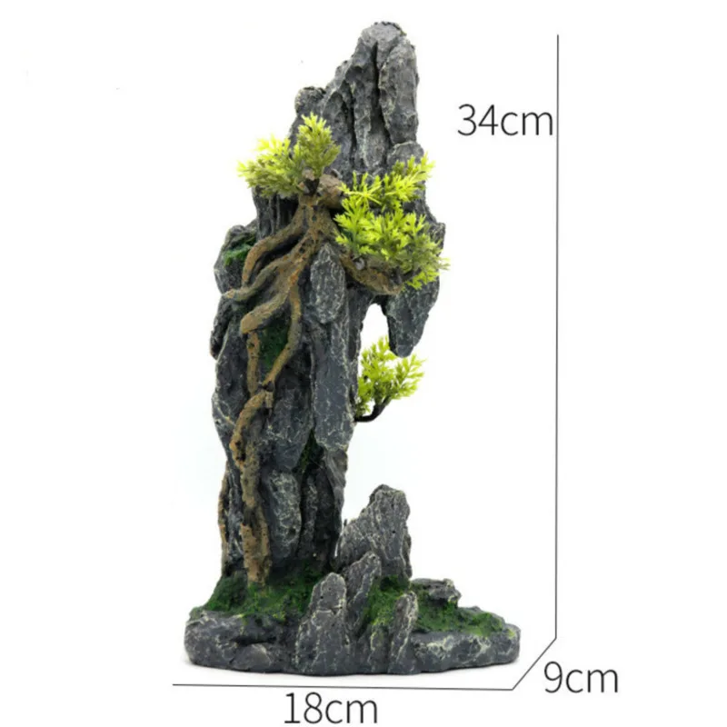 Украшение для аквариума из песчаника ландшафтное украшение укрытие рыб и