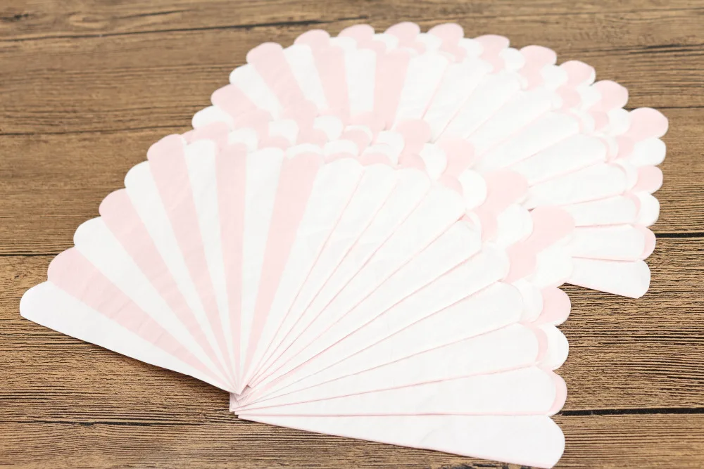 100 шт. бумажные салфетки с розовыми зернистыми краями | Дом и сад