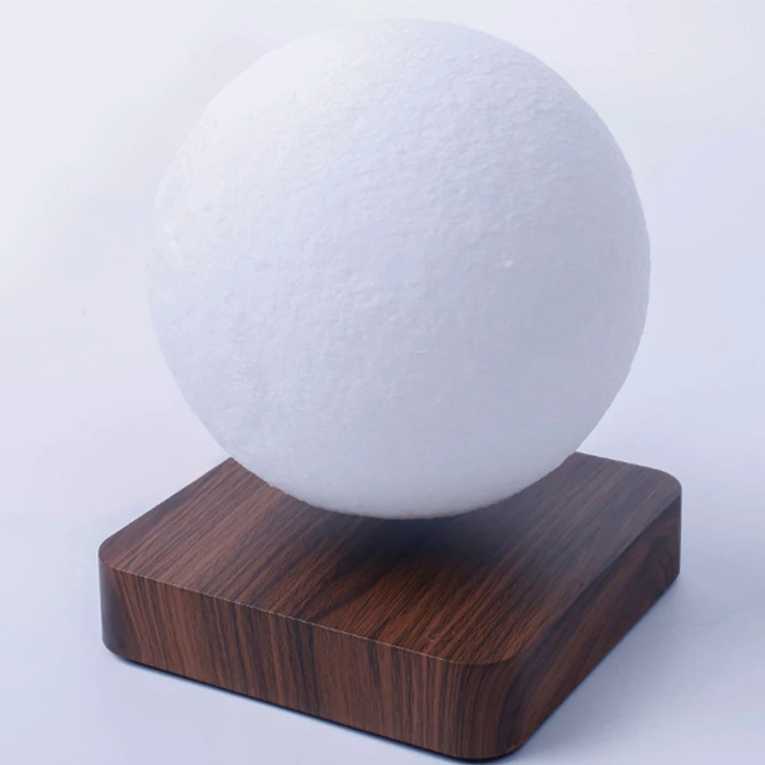 구매 크리에이티브 3D 자기 부상 달 램프 야간 조명 14cm 터치 회전 Led 달 플로팅 램프, 홈 인테리어 휴일 선물