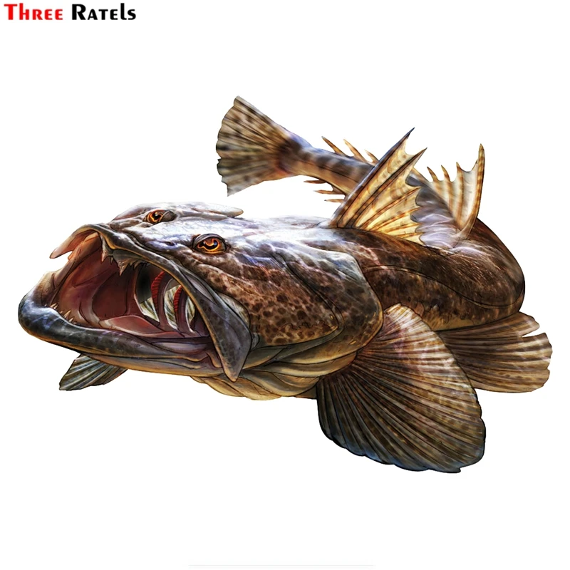 Three Ratels FTC 888 #18 см x 12 7 Savage Flathead большая индивидуальность животное рыба ПВХ