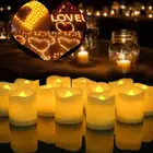 1 шт., новинка, светодиодная лампа-свеча, беспламенный светодиодный чайный светильник, Чайные свечи, Свадебный светильник, романтичные свечи, светильник ники для дня рождения, свадьбы