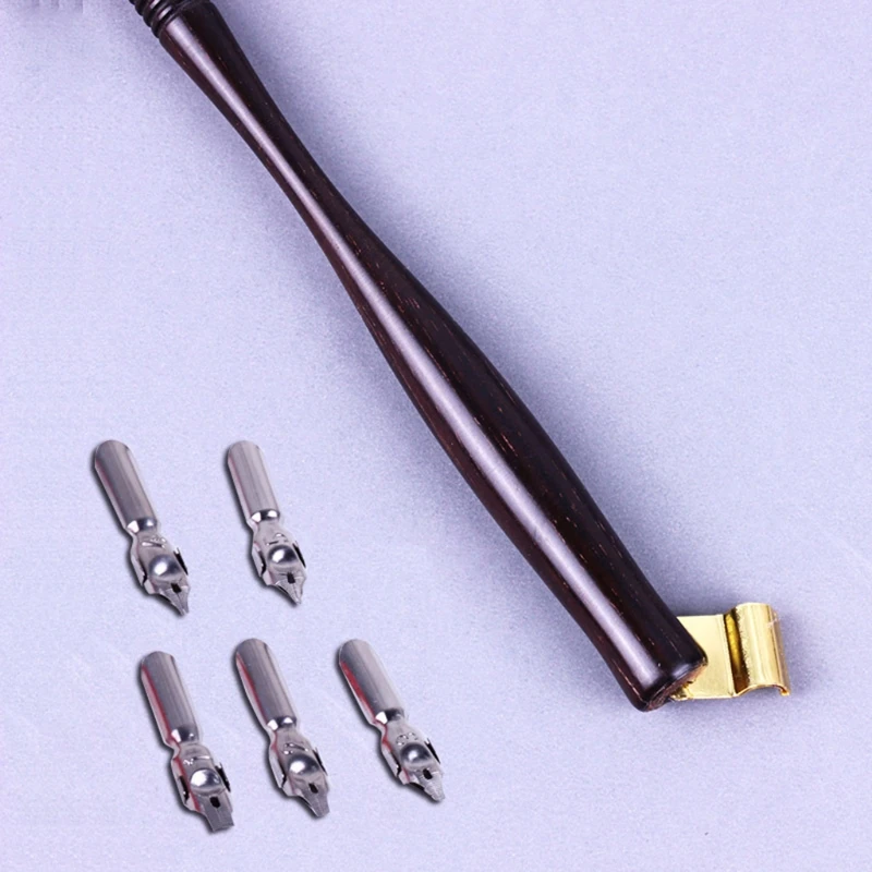 

Vintage Antique Wooden Writing Pen for Lettering A9LC