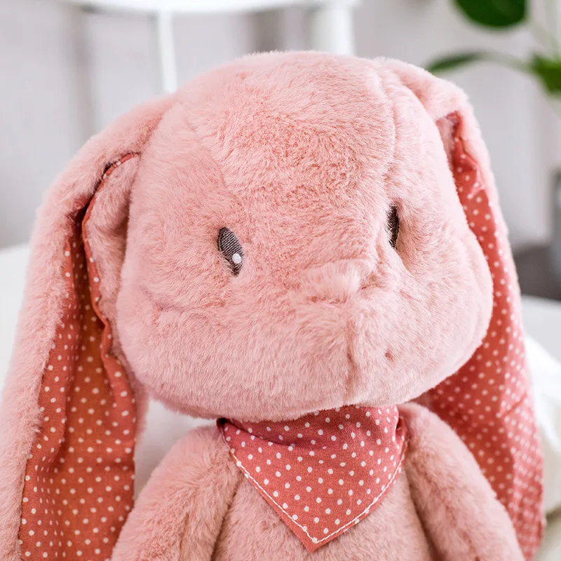 Милый мультяшный кролик с длинными ушками плюшевая кукла детские мягкие игрушки