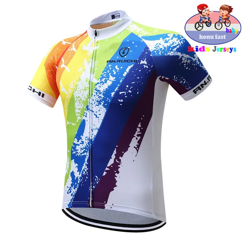 Детская велосипедная Джерси 2020 летняя одежда для мальчиков Mtb мотокросса детская
