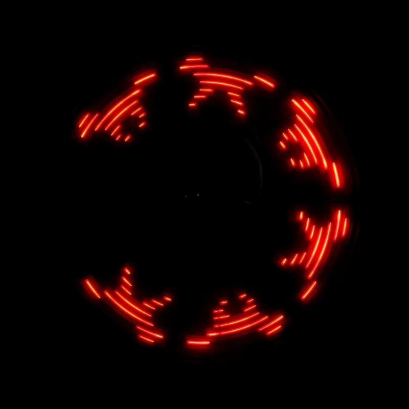 

M5TE Portable Handheld Mini LED Flashing Fan Super Mute Battery Operated For Cooling