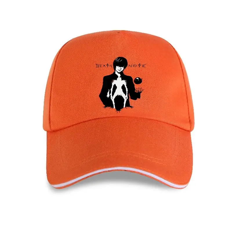 

New Fashion Men's Baseball cap Death Note Black White with Ryuk In Silhouette Men's Summer