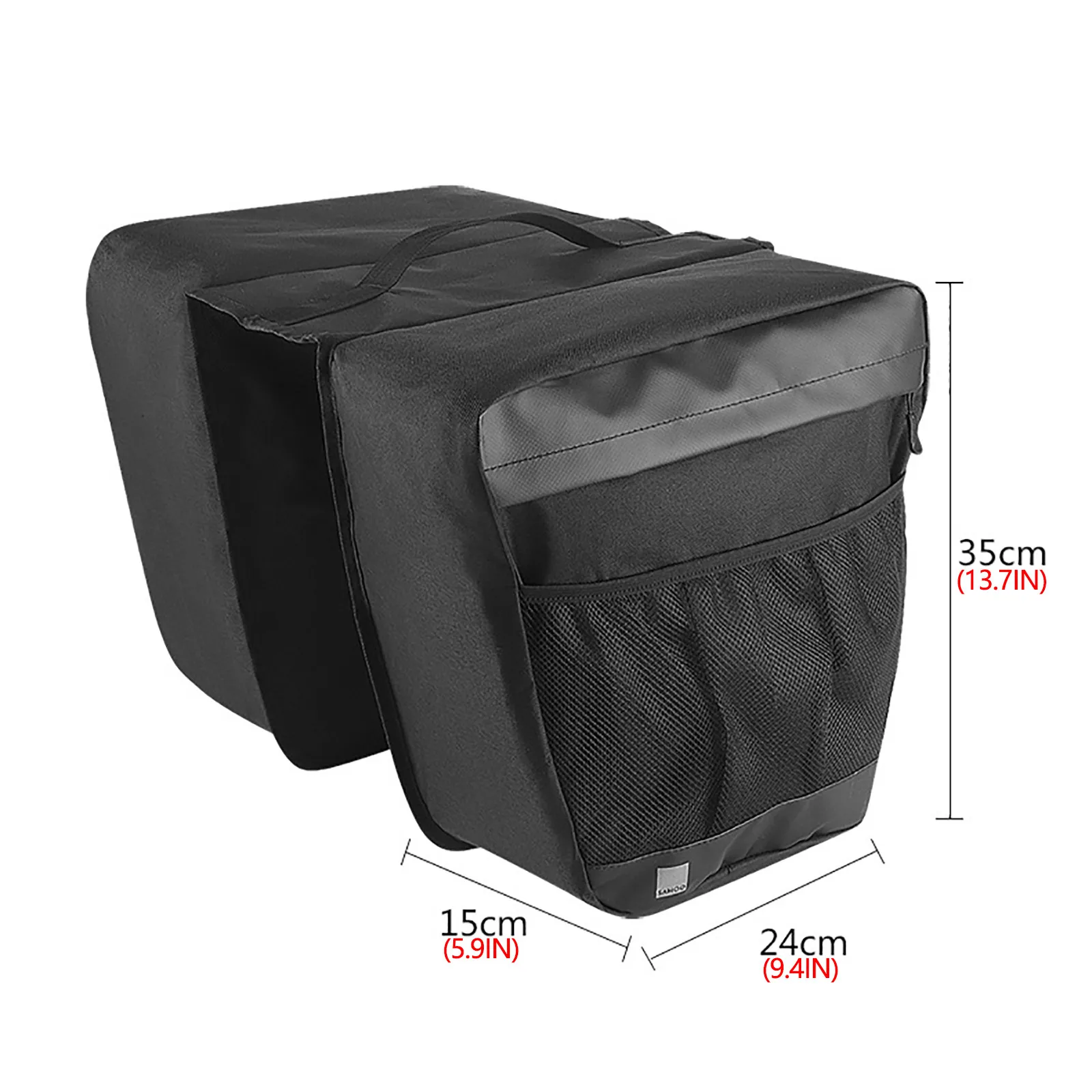 

Multifunctional Bicycle Rear Seat Bag Waterproof Cycling Bike Rack Trunk Cargo Bag Pannier Large Capacity Handbag Shoulder Bag