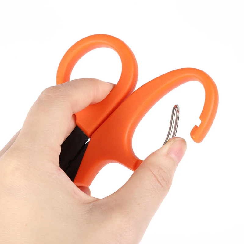 Открытый аварийно спасательных ножницы для выживания с мелкими зубьями карабин