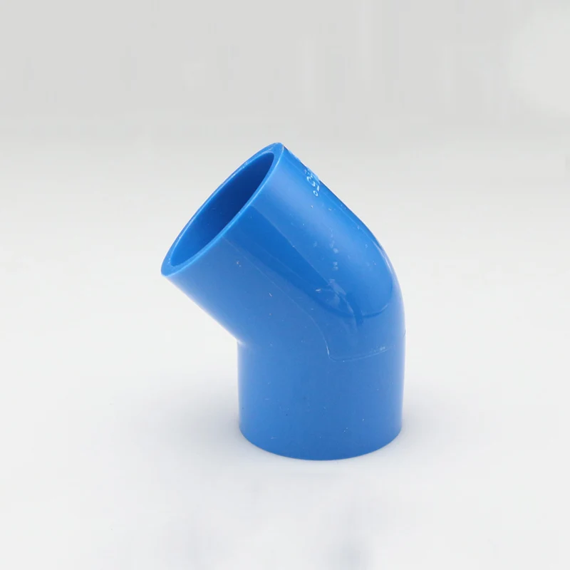 Соединительная труба из синего ПВХ соединитель для воды аквариума 20 мм 25 32 40 50