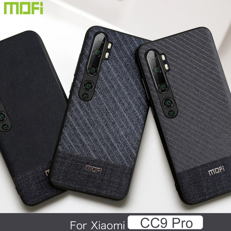 Для Xiaomi CC9 Pro Чехол Mofi для Xiaomi CC9Pro чехол для костюма тканевый мужской темный бизнес CC9Pro защита для перчаток синий