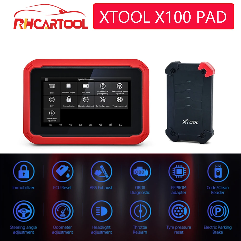 OBD2 XTOOL X100 PAD X 100 авто ключ программист с маслом инструмент отдыха и регулировка одометра X-100 PAD